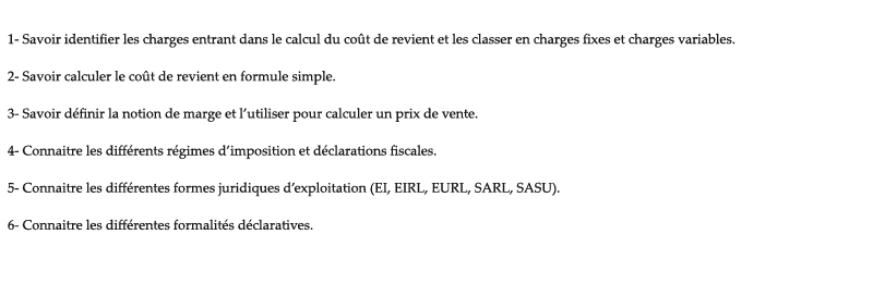 Gestion de votre entreprise